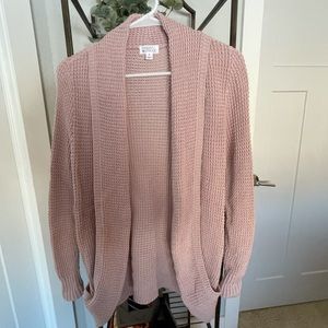 Market & Spruce light pink cardigan